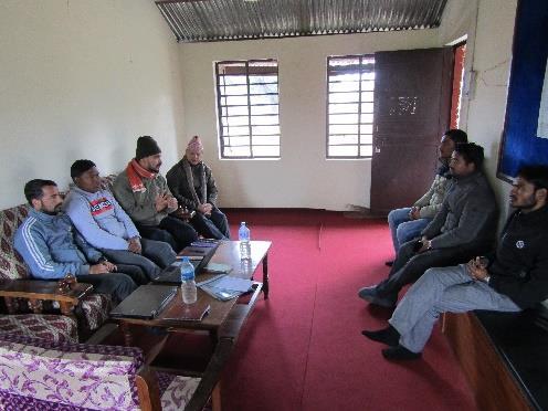 Team responsible for Vocational Training